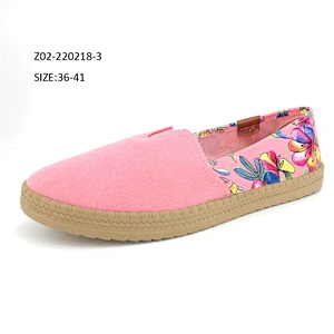 New Fashion Style Women loafers Casual Shoes walking ladies flat canvas shoes