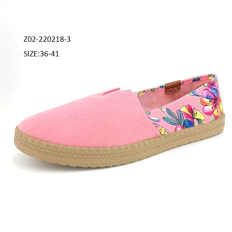 New Fashion Style Women loafers Casual Shoes walking ladies flat canvas shoes
