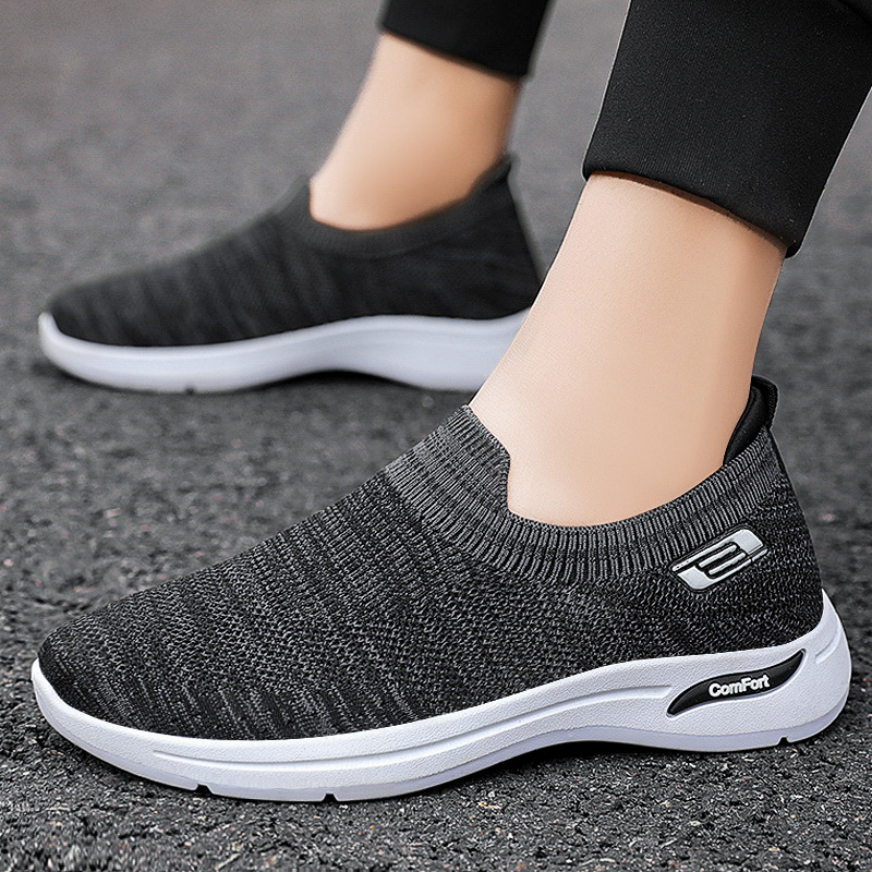 Breathable Men Slip on Sports Running Sneakers Casual Shoes