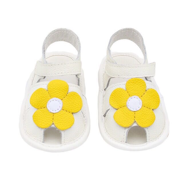 New Style Kids Infant shoes Cow Leather Casual Sandals Baby Prewalker