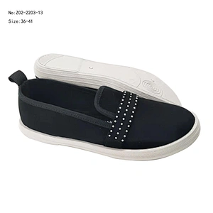 New injection fashion Women Causal loafers shoes walking Style Slip-on ladies lazy Canvas Shoes