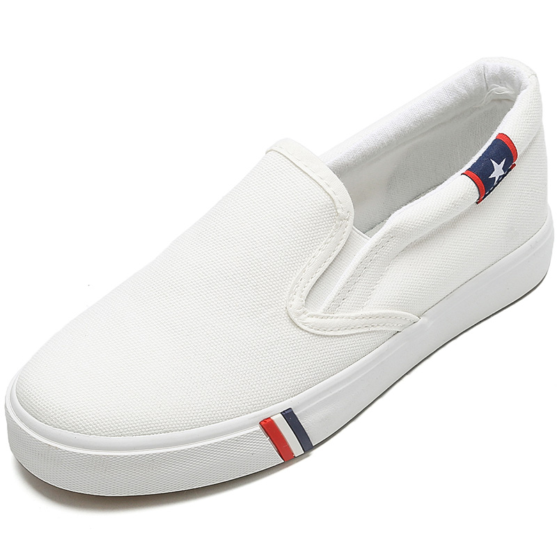 Men Low Top Sneakers Casual Canvas Shoes