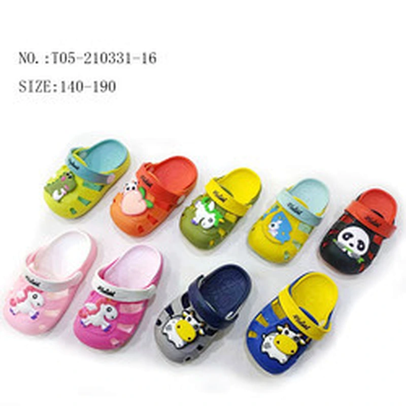 New Fashion Children EVA Clogs Plastic Outdoor Beach Slippers Garden Shoes for Summer
