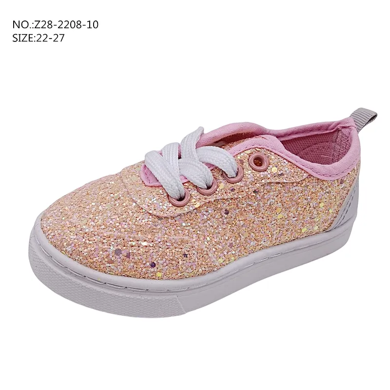 Hot Selling Injection Children Lace up Casual Shoes Flat Custom Sports School skateboard Shoes