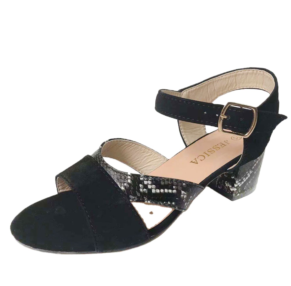 Factory OEM Latest Fashion Custom chunky heels Lady Shoes Luxury High Heels Sandals