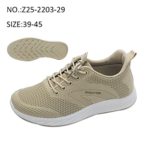 Hot Sale Fly knit Upper Injection Men Sneaker Shoes Casual Sports Running Shoes
