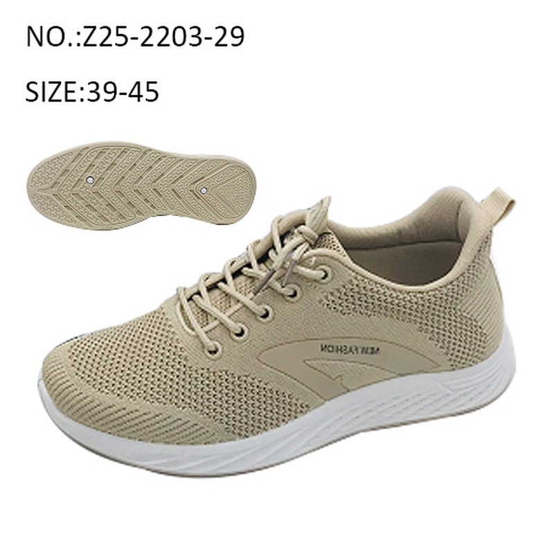 Hot Sale Fly knit Upper Injection Men Sneaker Shoes Casual Sports Running Shoes