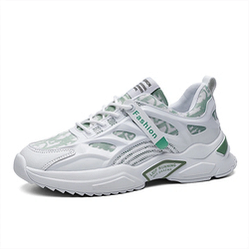 Breathable Fashion Men Lace up Casual Running Shoes Athletic Sneakers