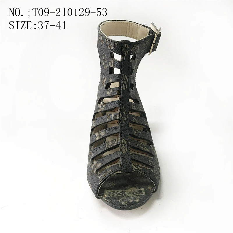 OEM Factory Women High heel wedges shoes Outdoor slippers casual Sandals