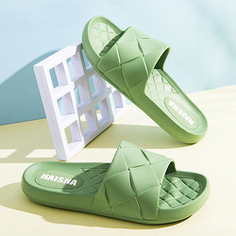 Summer men's shoes home bathroom slippers non slip thick soled indoor slippers
