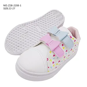 New injection Magic Tape Kids flat Sneakers Children Casual School Board Shoes