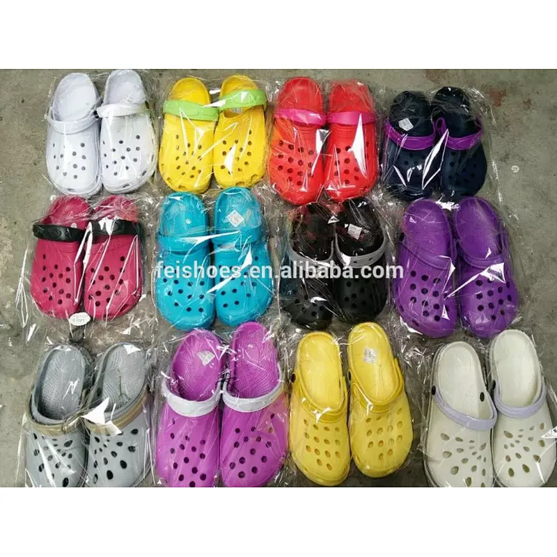 Mix style new trend women beach slippers shoes stock garden shoes stock shoe stock lots