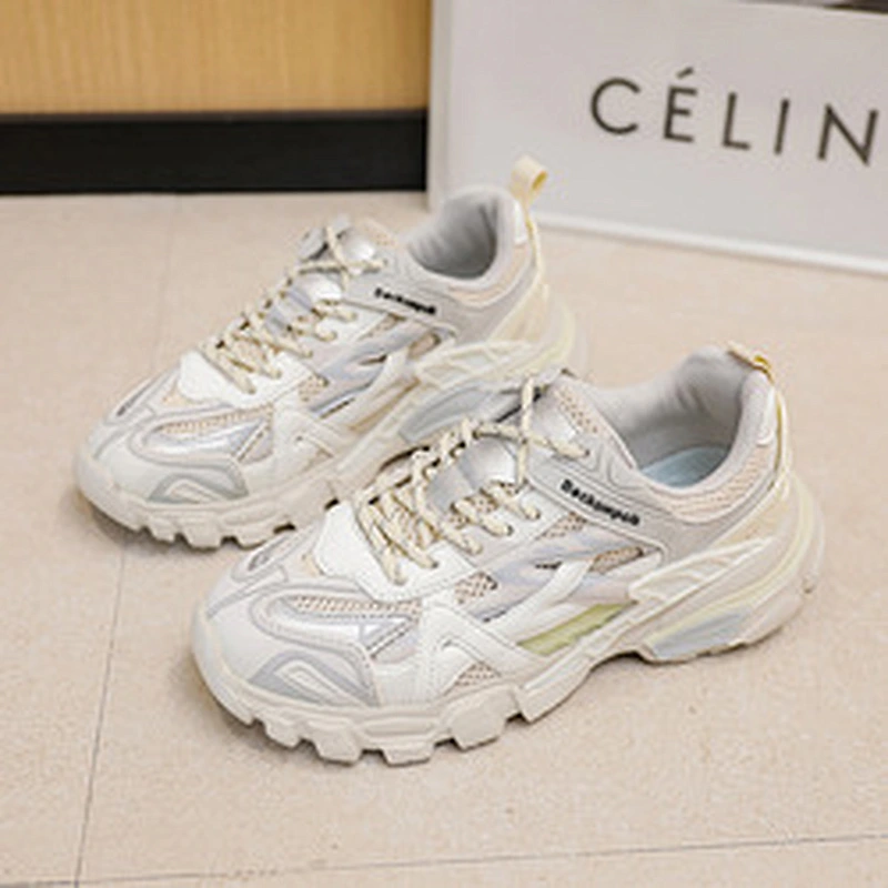 New Korean version Dad shoes women platform sneaker Macaroon color casual sports shoes