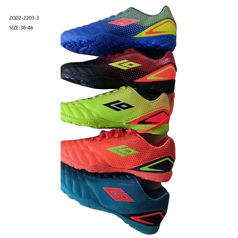 Hot sale custom outdoor men casual sports soccer shoes trainer football shoes