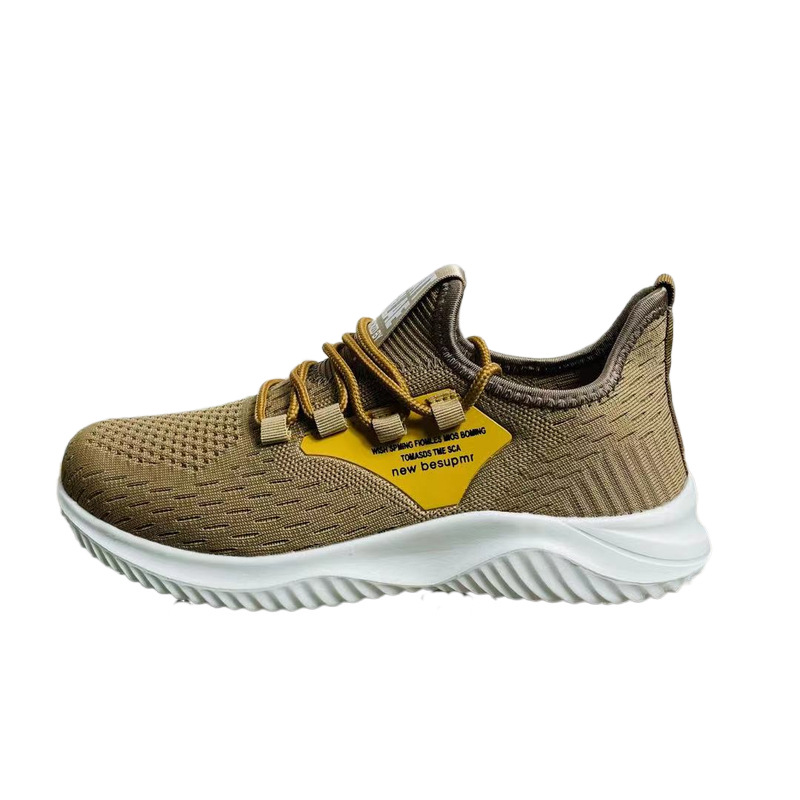 New Autumn Style Men Breathable Casual Shoes Fly Weave Gym Sports Running Shoes