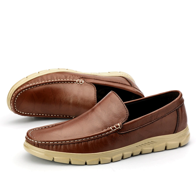 New Design Popular Men's Leather driving  Business Comfortable Casual Loafers Shoes