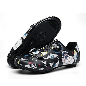 Men Outdoor Cycling Sneakers Racing Road Bicycle Shoes