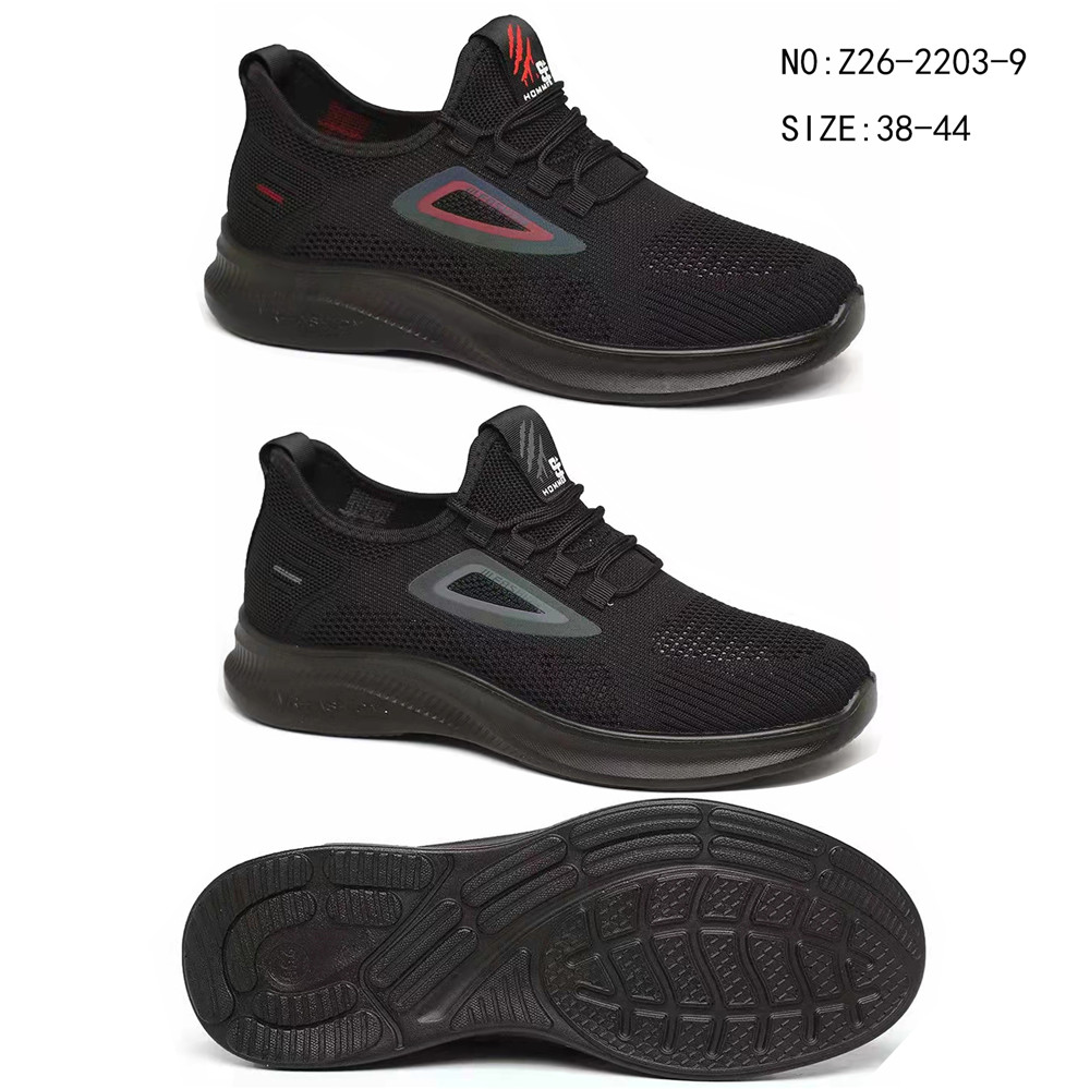 New trendy Good quality men sport shoes fly knitted men Running casual Athletic shoes