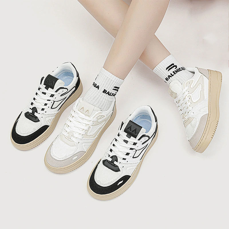 New hong kong style women retro casual shoes fashion couples flat sneaker shoes