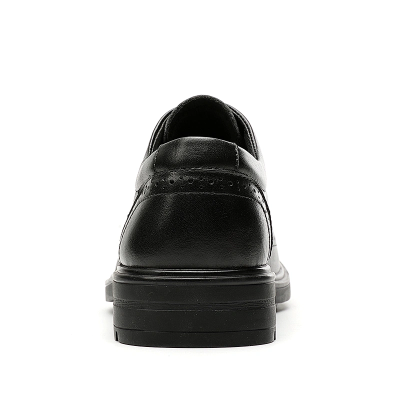 Men dress shoes pointed leather footwear Casual Commerce Shoes  stock