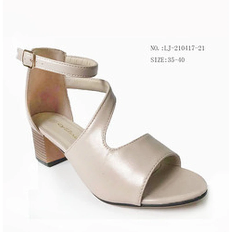 Factory OEM New design women low heel shoes women's wedge chunky heel sandals custom shoes