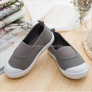 Unisex Fashion Children flat slip on shoes canvas Casual shoes custom shoes