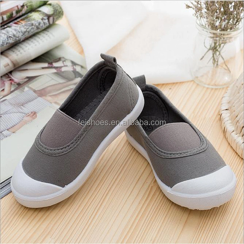 Unisex Fashion Children flat slip on shoes canvas Casual shoes custom shoes