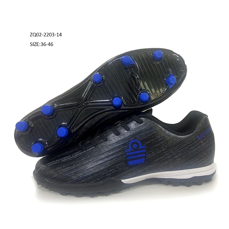 Factory new design indoor outdoor sports football shoes men casual soccer shoes