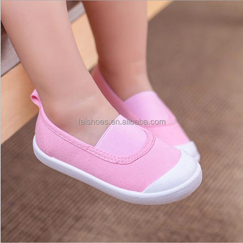 Unisex Fashion Children flat slip on shoes canvas Casual shoes custom shoes