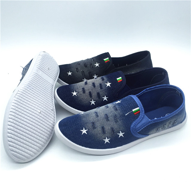 Women Injection Shoes Slip on Flat Canvas Shoes Casual Shoes