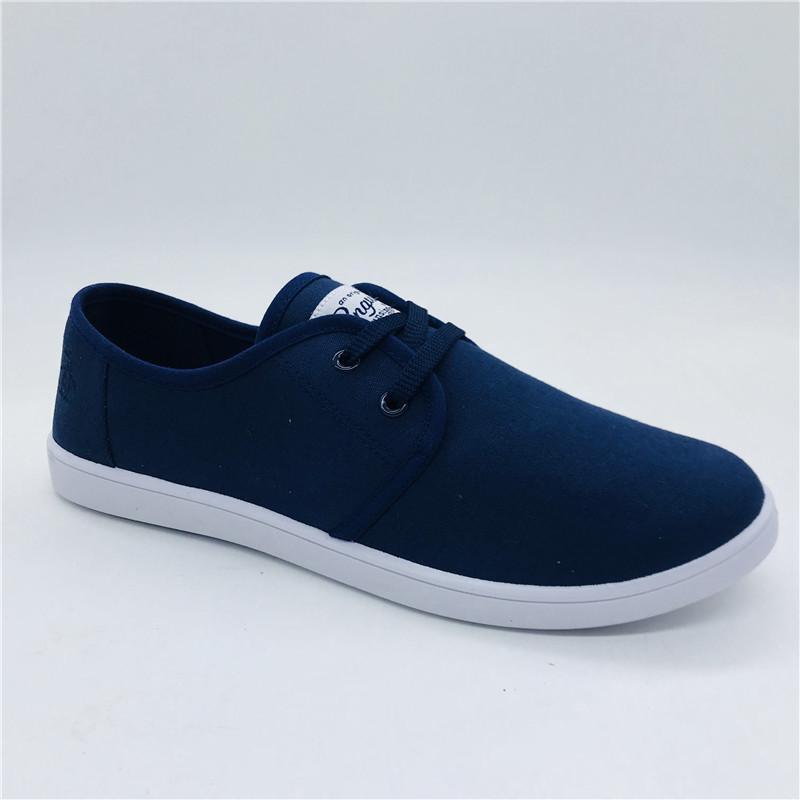 Hot selling injection men casual shoes canvas shoes footwear