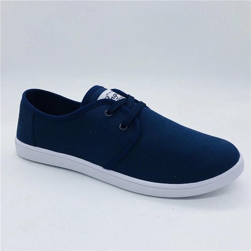 Hot selling injection men casual shoes canvas shoes footwear