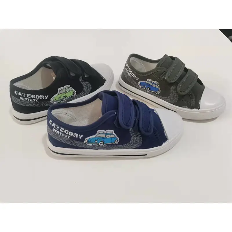 New Arrival Injection Custom Children Sneakers Shoes Kids Casual Canvas Shoes