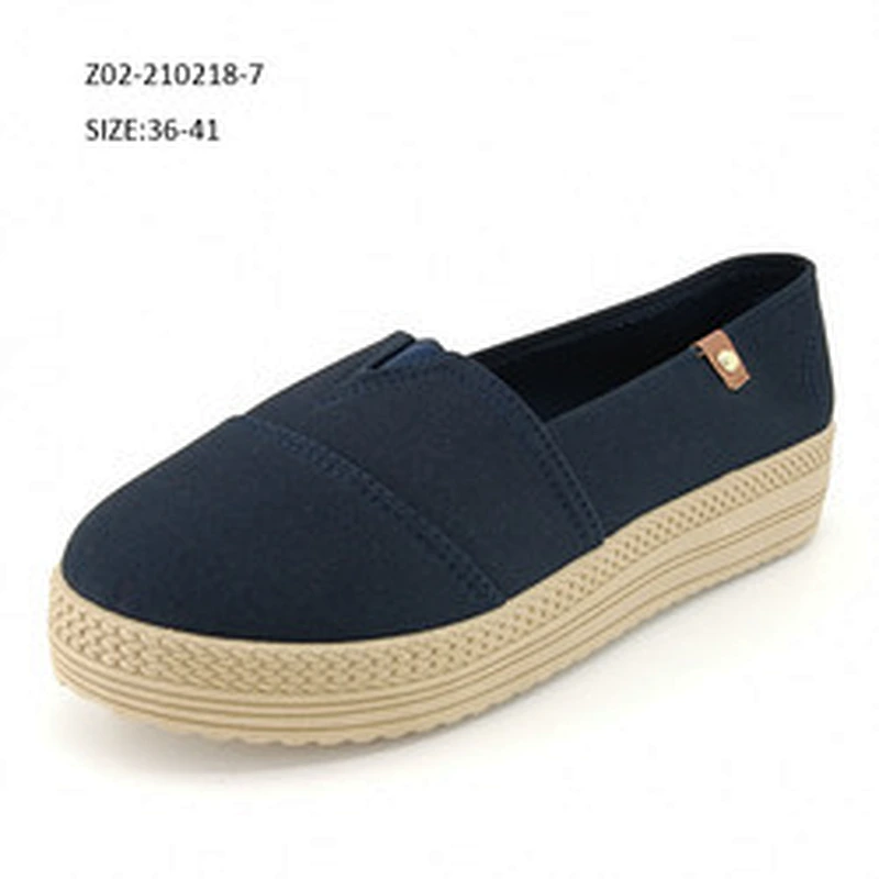 Women's Casual Flats Classic canvas slip on shoes Vulcanized Espadrilles