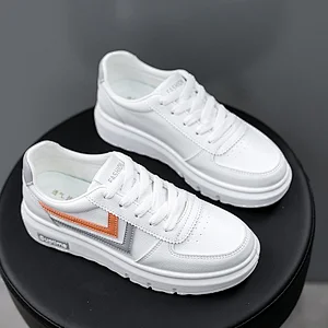 Fashion school Casual Women walking style shoes student white board shoes