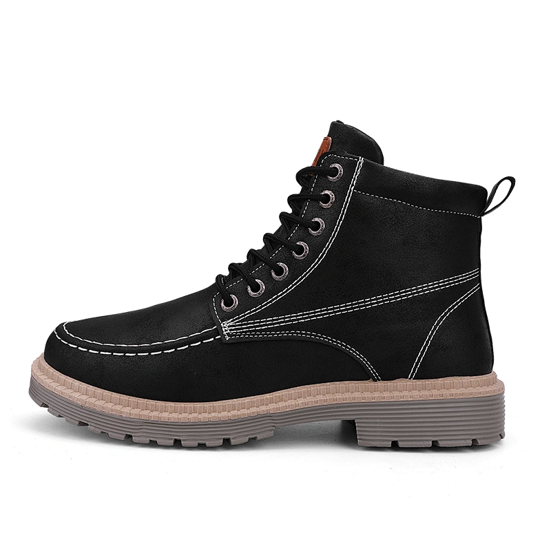 Men Safety Leather Shoes Army Boots New Design boot walking style shoes