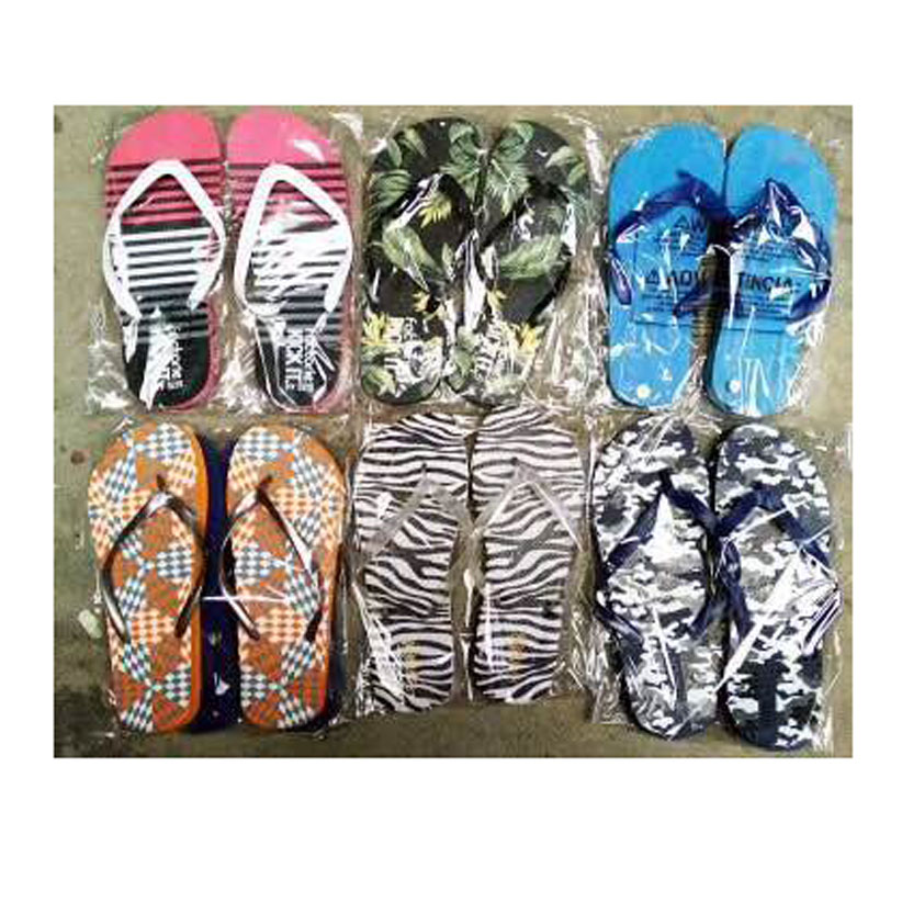 Mixed color men and women flip flops slippers stock shoes
