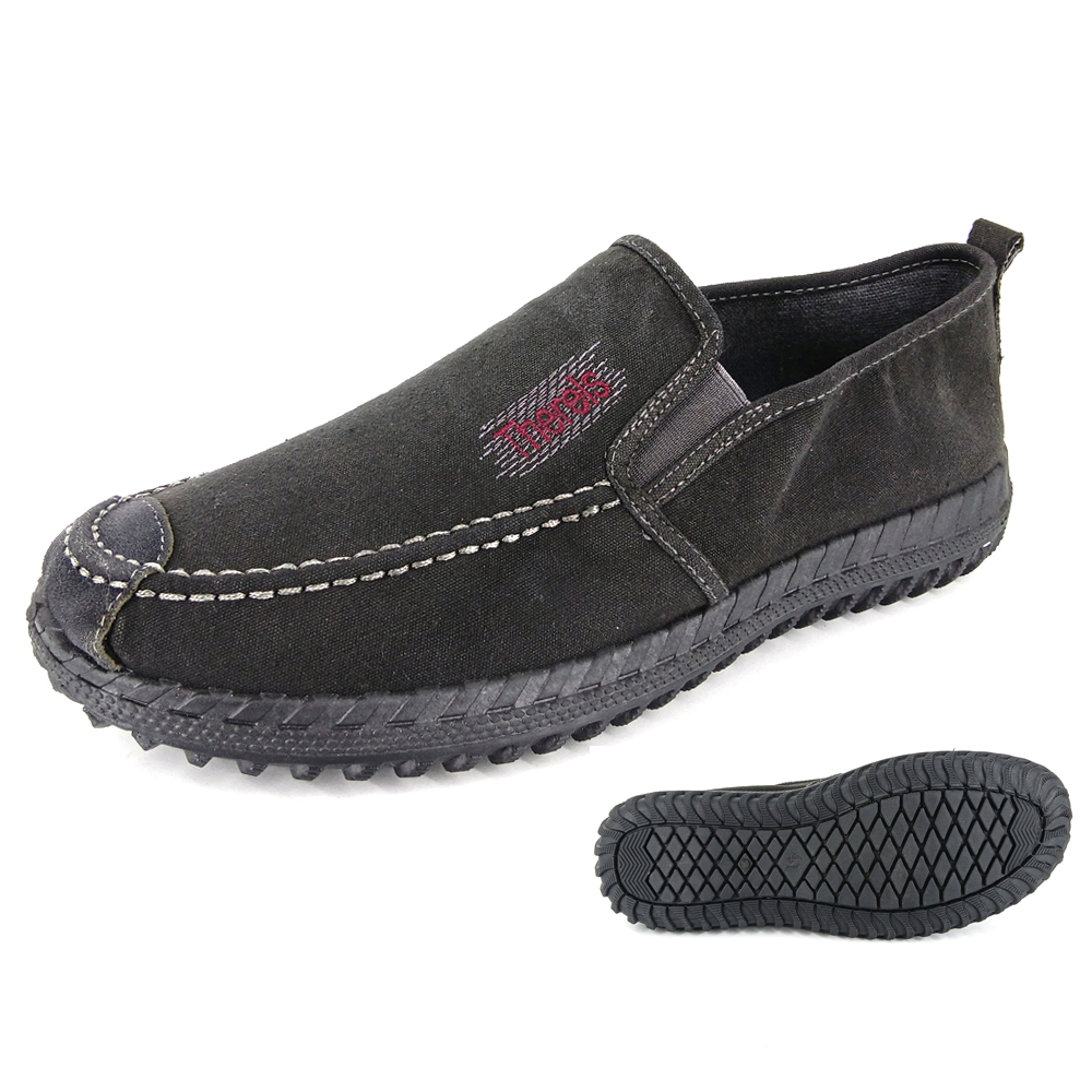 lightweight washed canvas mens driving travel walking denim shoes loafer trainers flats for adult men