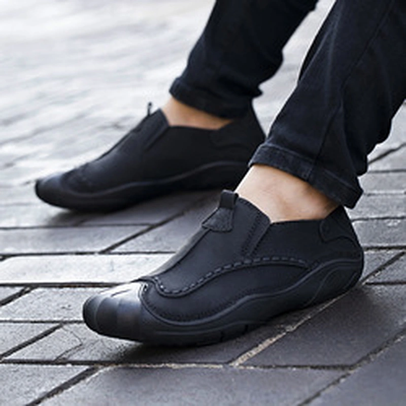 Outdoor Slip on Loafers Men Casual Handmade Shoes