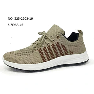 Classic fashion men casual shoes breathable walking shoes cheap injection sport shoes