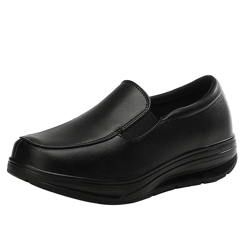 Women Safety Footwear Hospital Nurse Shoes With Wedge Heels