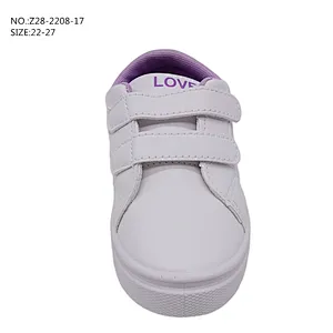 New Custom Magic Tape Children Injection Casual Shoes flat School skateboard Shoes