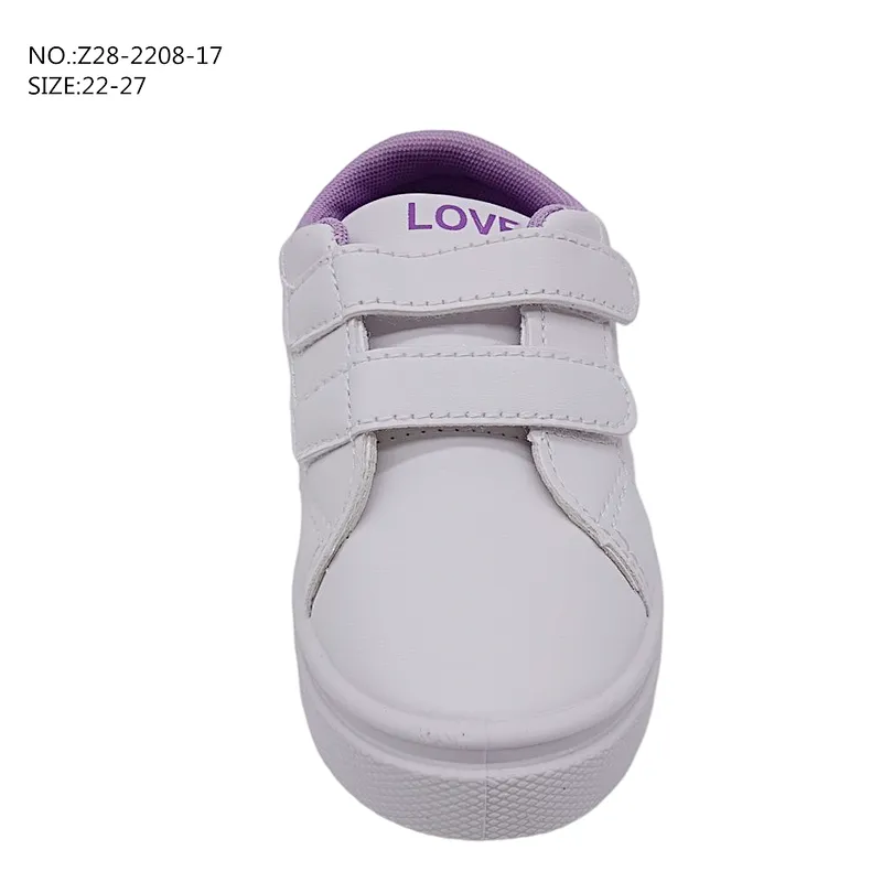 New Custom Magic Tape Children Injection Casual Shoes flat School skateboard Shoes