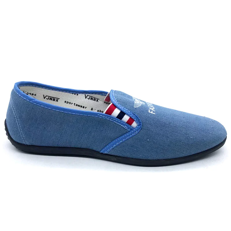 Factory cheap Factory Price Custom Injection Men Slip on Flat casual Canvas Shoes