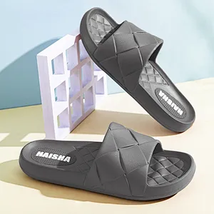 Summer men's shoes home bathroom slippers non slip thick soled indoor slippers