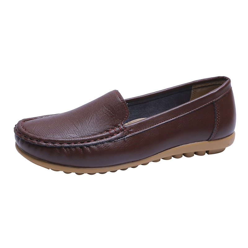 New comfortable soft sole women work nurse shoes hospital casual leather loafers shoes