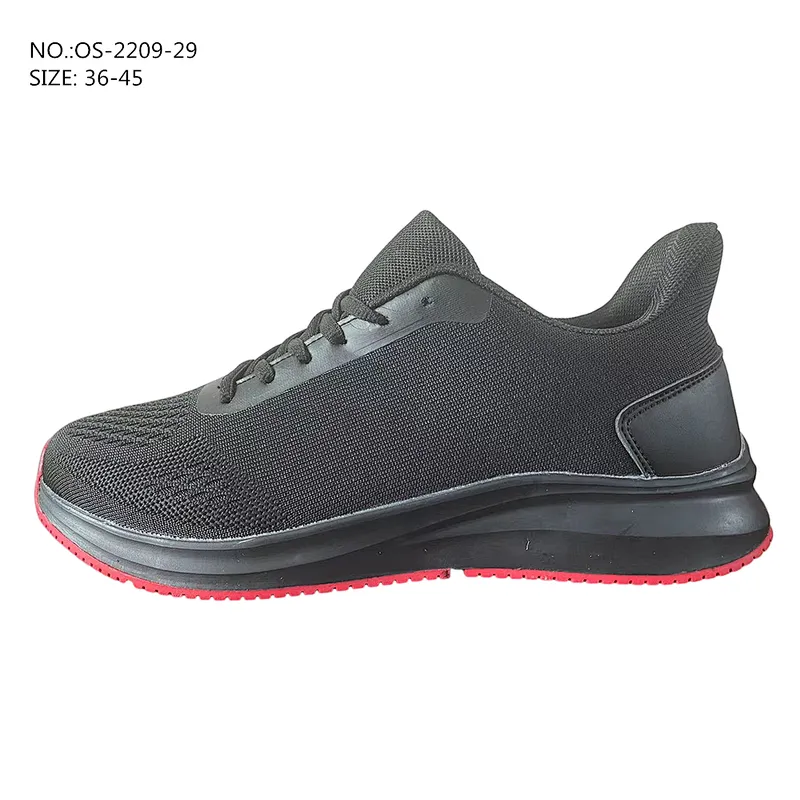 Hot Sale Custom Fly knit Sport Shoes Men Sneakers Casual Running athletic Shoes