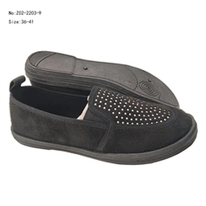 New injection fashion Women Causal loafers shoes walking Style Slip-on ladies lazy Canvas Shoes