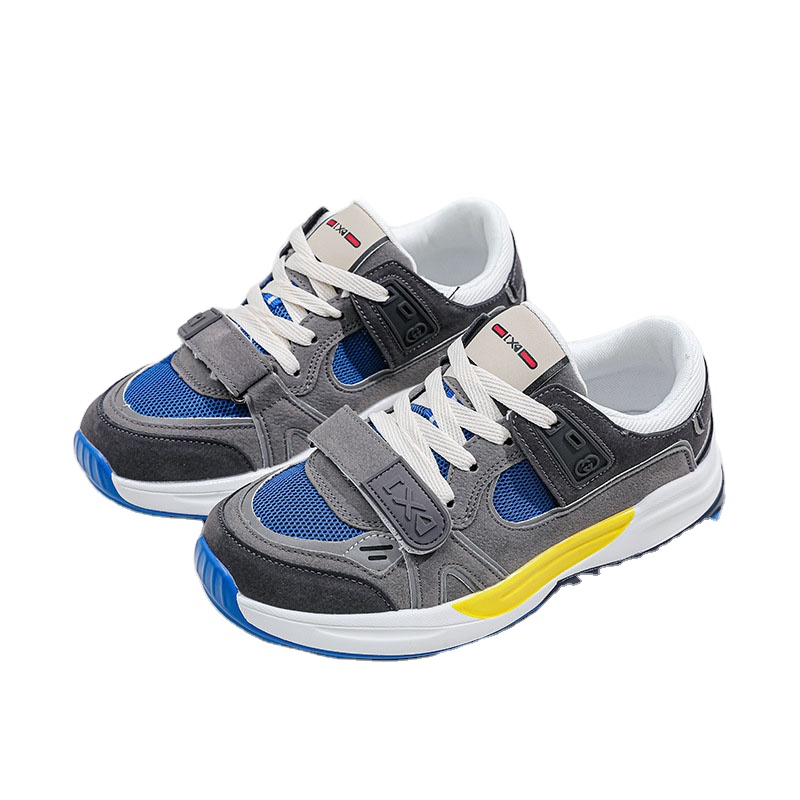 New college style sneaker women dad shoes retro buckle strap students casual running shoes