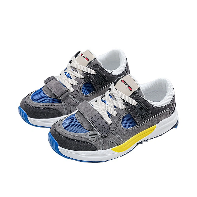 New college style sneaker women dad shoes retro buckle strap students casual running shoes